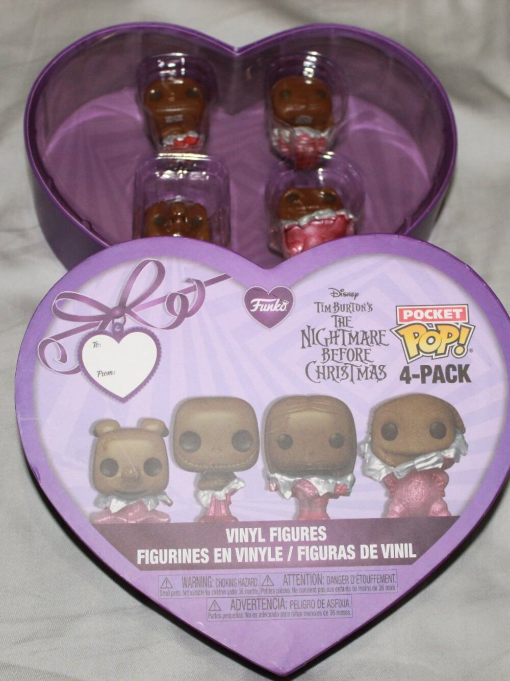 Funko Pocket Pop! The Nightmare Before Christmas Valentine's Box 4 Pack Figures